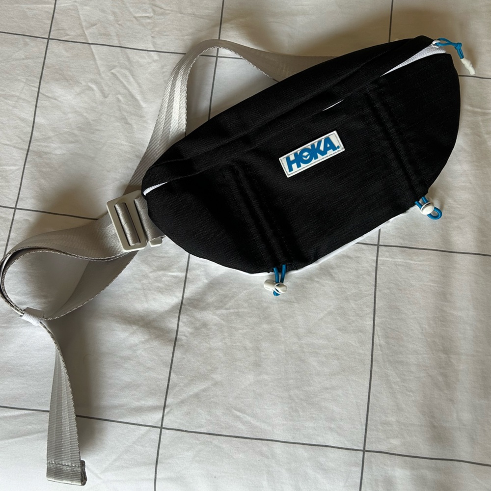 HOKA Black Waist Bag
